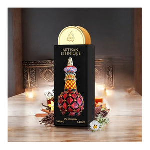 Lattafa 3Pcs Gift Set Pride Artisan Ethnique EDP for Unisex 100Ml + EDP 20Ml + Deo 200Ml