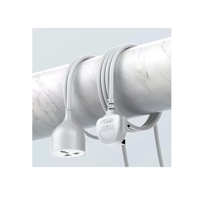  لدنيو سلك تمديد 5000 مم 2500 واط - أبيض