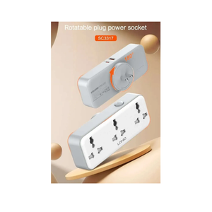  لدنيوSc3317 مخرج كهربائي عالمي بقوة 2500 واط - أبيض