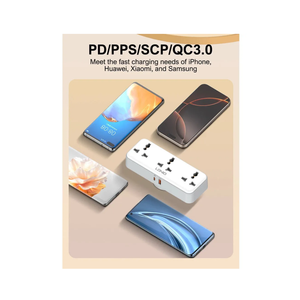  لدنيوSc3317 مخرج كهربائي عالمي بقوة 2500 واط - أبيض