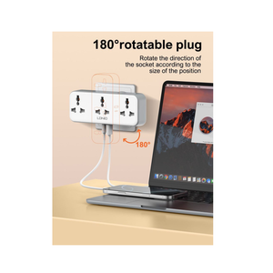  لدنيوSc3317 مخرج كهربائي عالمي بقوة 2500 واط - أبيض