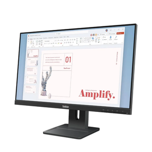 لينوفو شاشة ThinkVision E24-40 - مقاس 23.8 بوصة FHD IPS - زمن استجابة 4ms - تردد 100Hz - منافذ D-Sub / HDMI 1.4 / DisplayPort 1.2 - سماعة - حامل قابل لتعديل الارتفاع