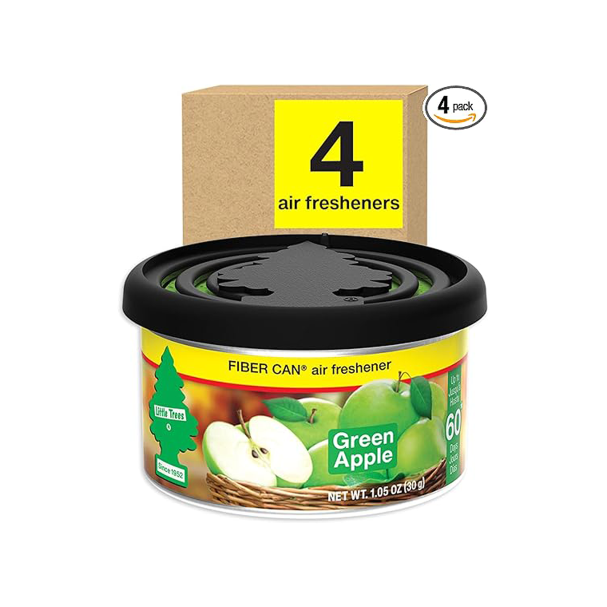 Little Tree Fiber Can Green Apple - Zayoom