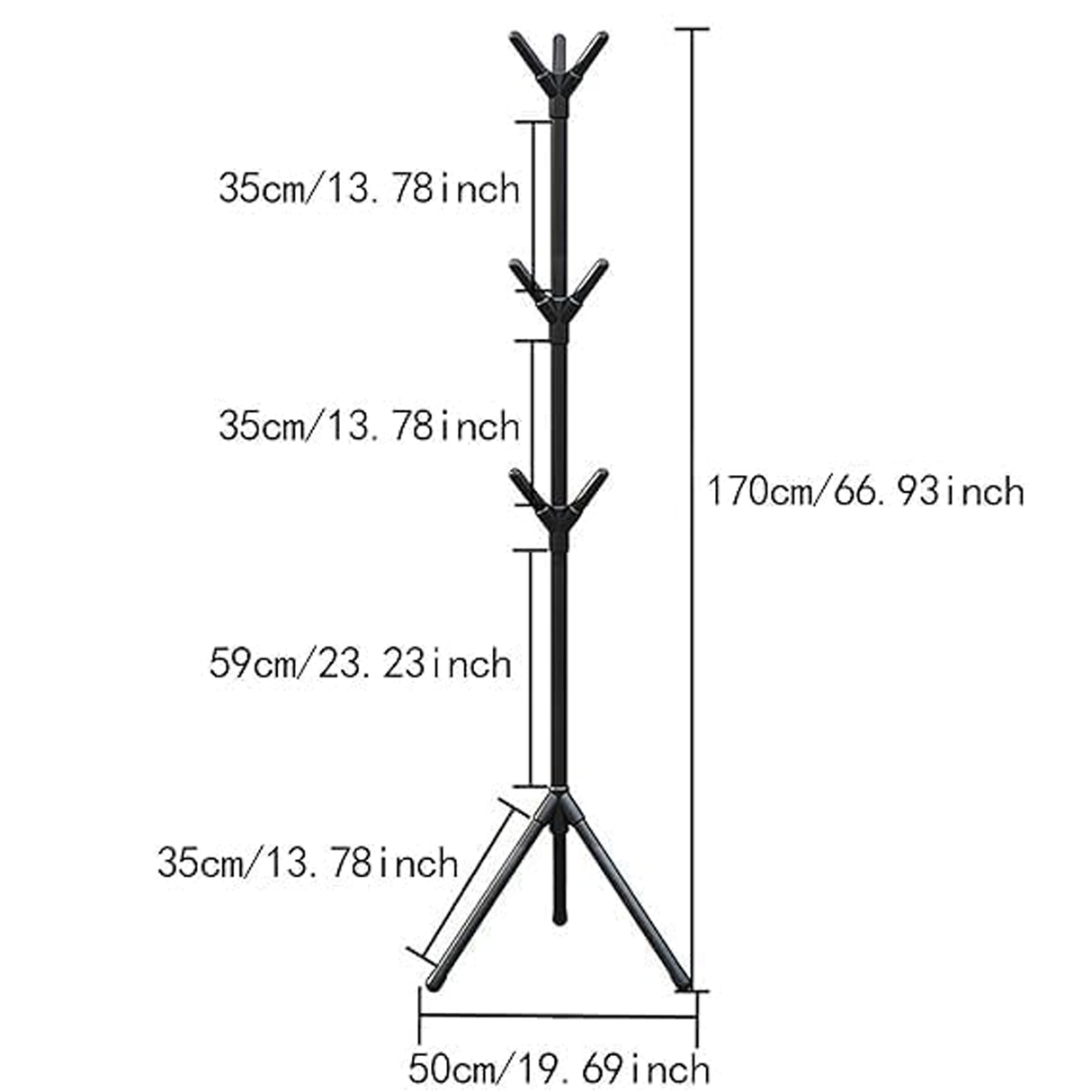 Luxury Clothes Hanger 170×46 cm - White