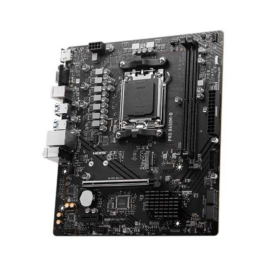 MSI PRO - B650M-B DDR5 mATX Gaming Motherboard - Black