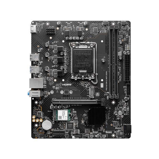 MSI PRO H610M-S DDR4 WiFi mATX Motherboard - Black