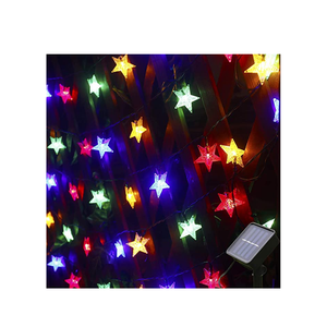 مانكينلو أضواء شريطية على شكل نجوم تعمل بالطاقة الشمسية للخارج بطول 7 أمتار