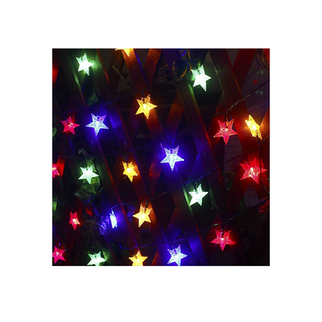 مانكينلو أضواء شريطية على شكل نجوم تعمل بالطاقة الشمسية للخارج بطول 7 أمتار