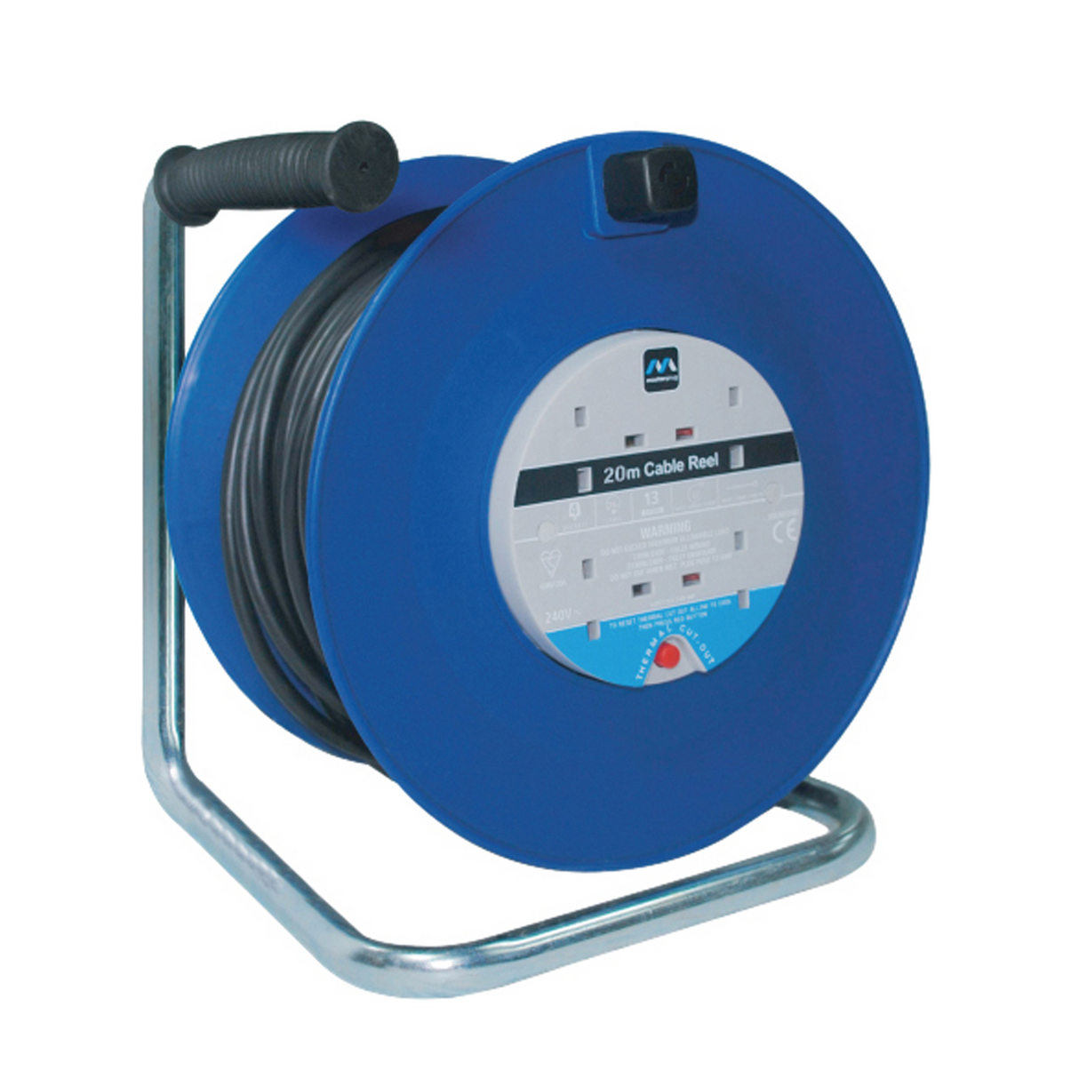 ماستربلج بكرة دائرية بطول 25 متر - 4 منافذ وبقدرة 13 أمبير