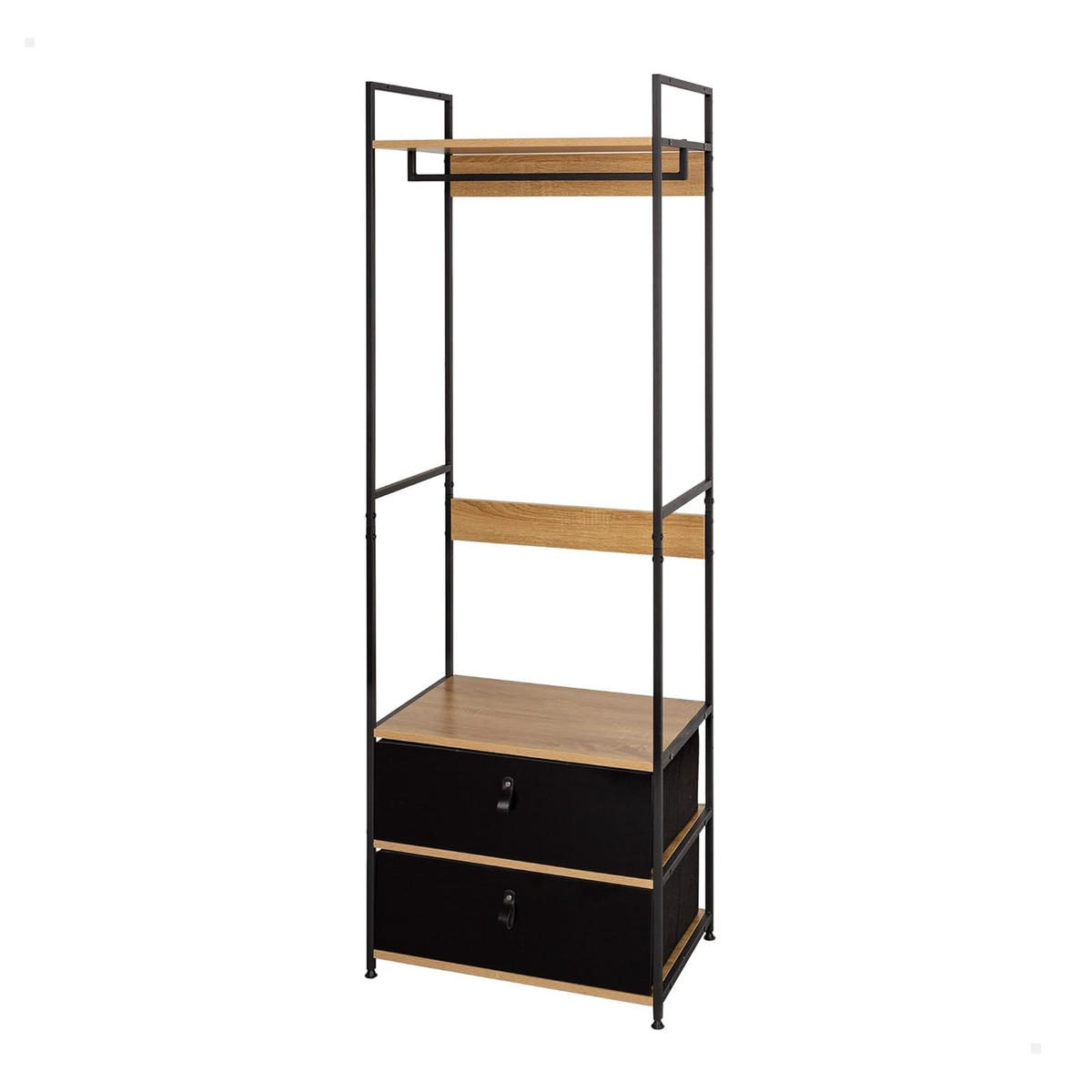Max Open Wardrobe – Clothes Rack & Fabric Drawer Organizer - 60 × 40 × 175 cm