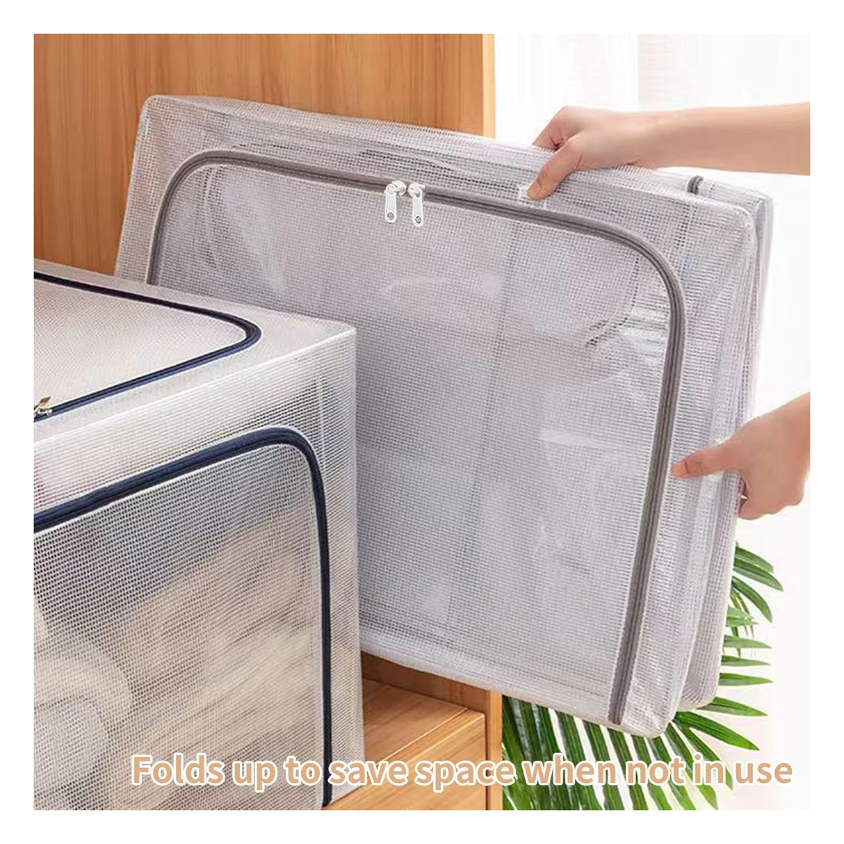 Clothes Organizer 60L (50×40×33 cm - Clear