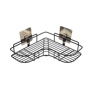 Corner Storage Rack Bathroom -Black
