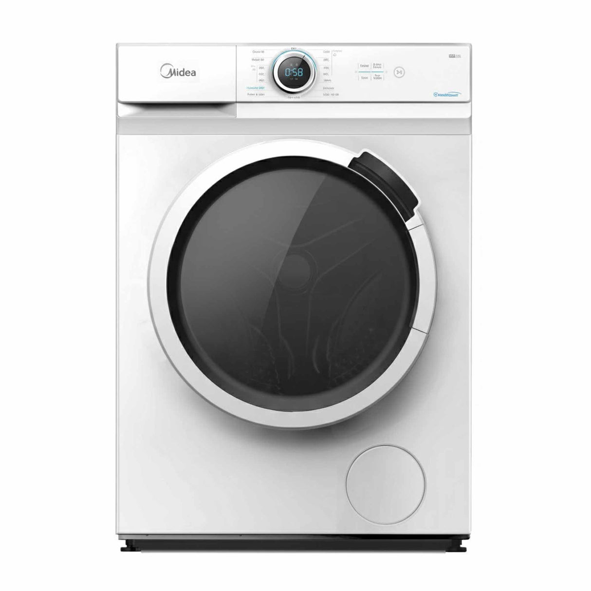  ميديا غسالة ​​ذات التحميل الأمامي سعة 6 كجم - أبيض - MF100W60/W-KW