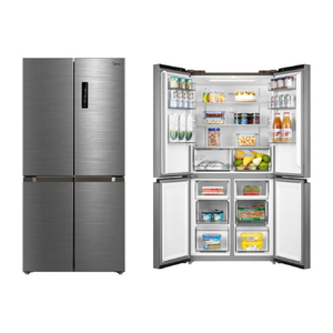 Midea Four Door Refrigerator Net Capacity 424 Liters 15 CFT - Bru Steel