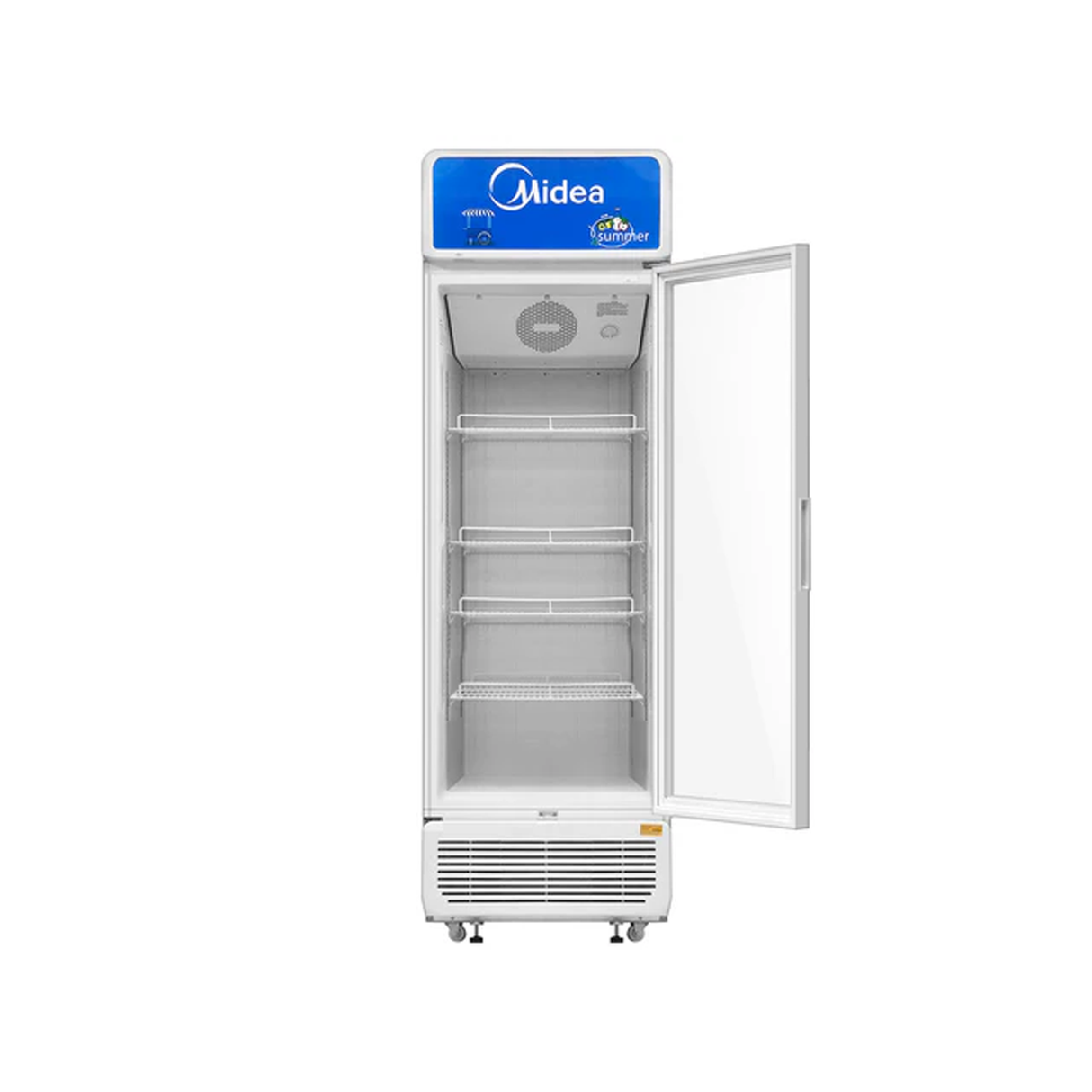 Midea Single Door 562L 19.8CFT Commercial Refrigerator - White - Zayoom