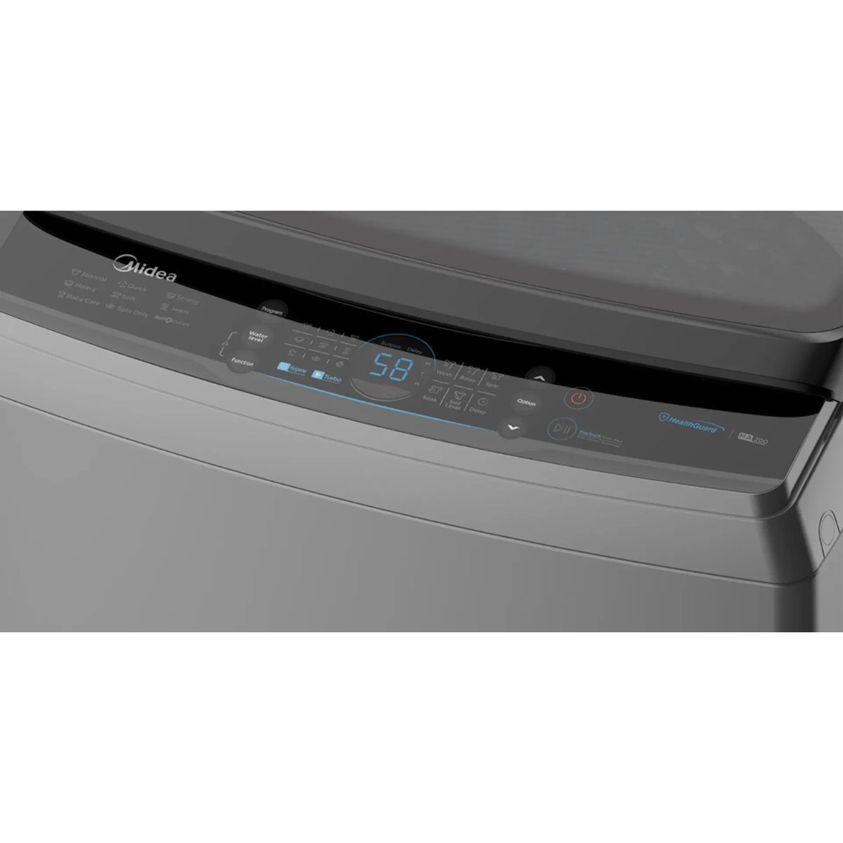 Midea Top Load Washer 15kg - Grey