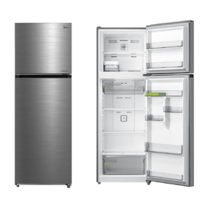 Midea Top Mount Freezer Refrigerator 338 Liters 12 CFT - Bru Steel
