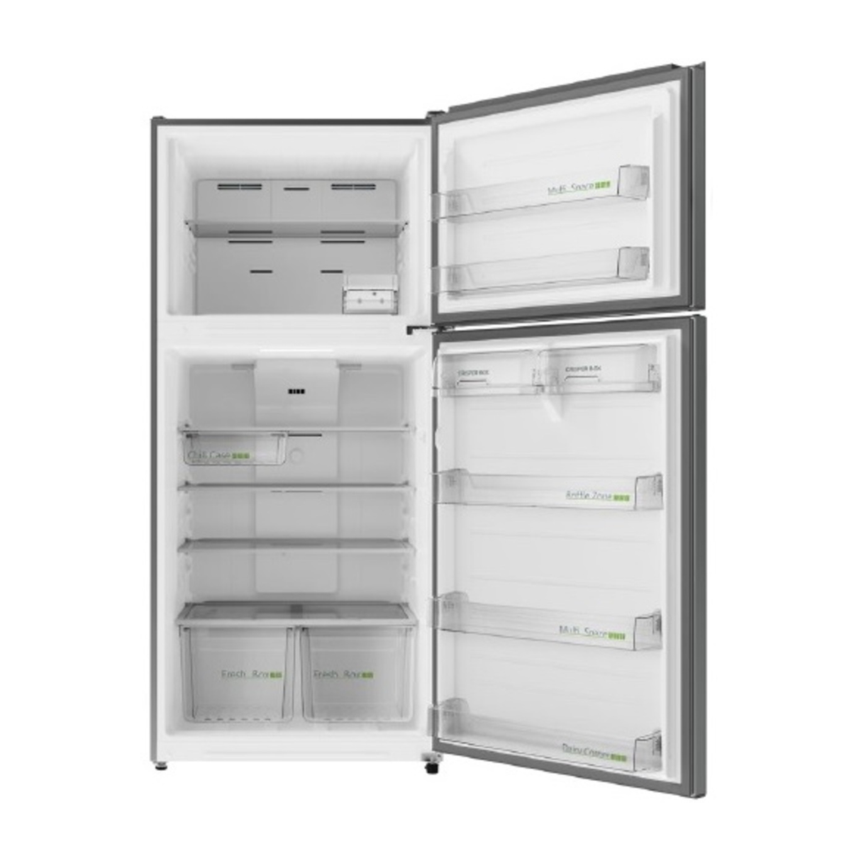 Midea Top Mount Freezer Refrigerator 651 Liters 23 CFT - Bru Steel