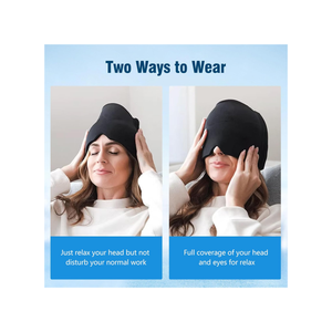 Migraine Relief Cap, Odorless Headache Relief Hat With Hot and Cold Therapy
