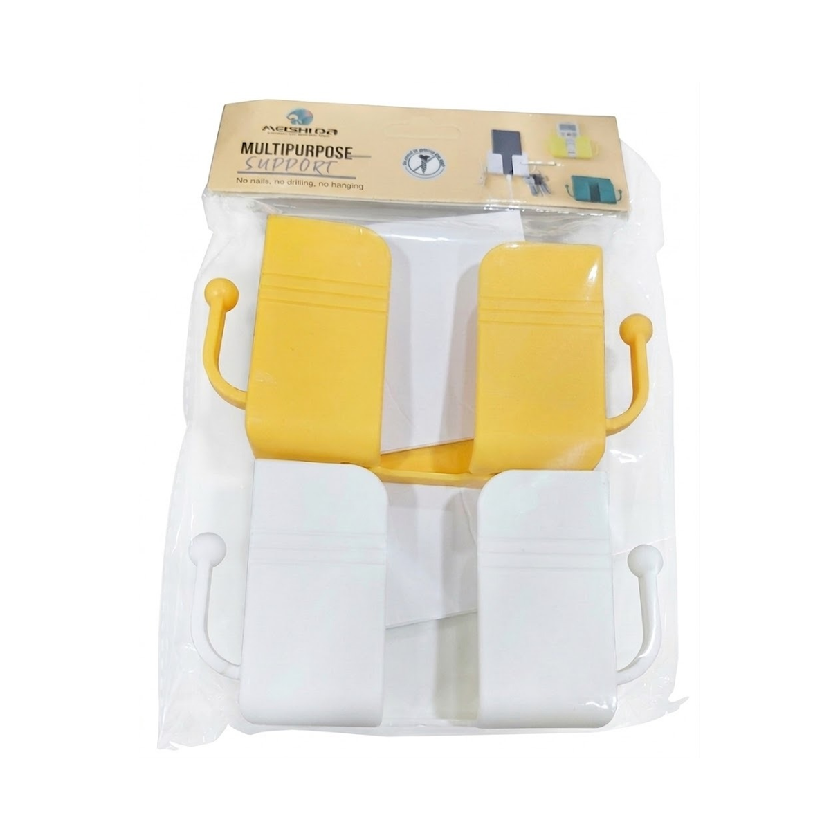 Mobile Phone Charging Stand With Dual Side Hooks - Multipurpose Organizer