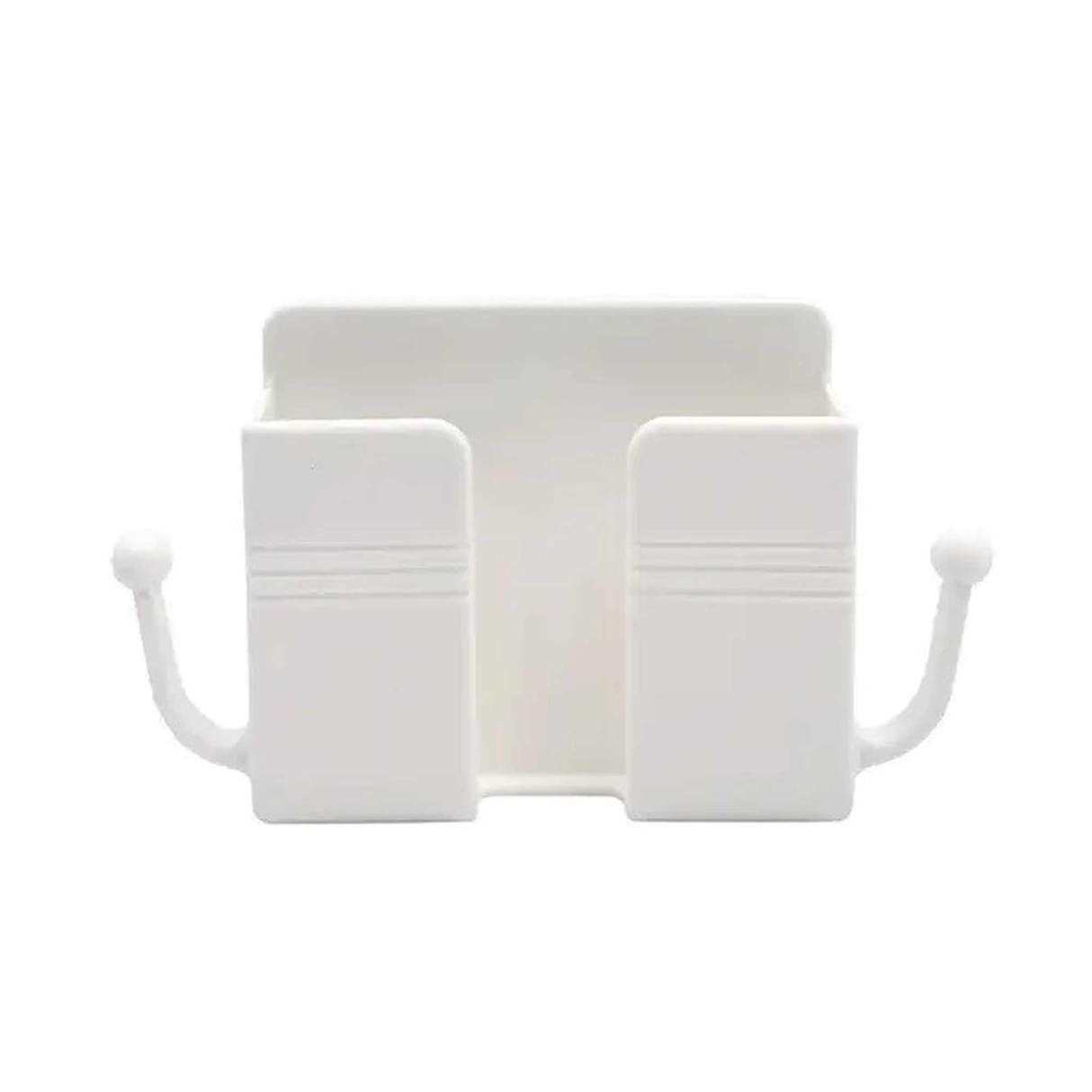 Mobile Phone Charging Stand With Dual Side Hooks - Multipurpose Organizer