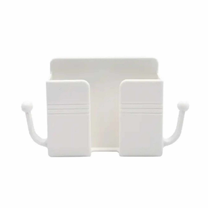 Mobile Phone Charging Stand With Dual Side Hooks - Multipurpose Organizer