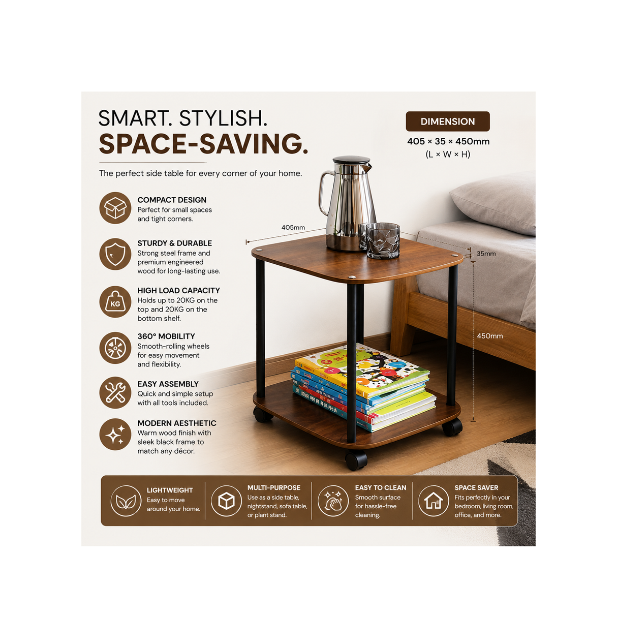 Modern Center Table Living Room Sofa Side Table