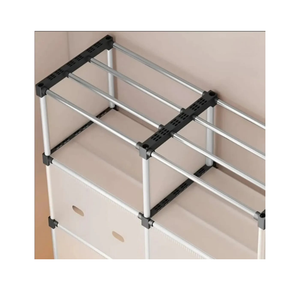 Modular Organizer Cabinet With 8 Removable Compartments & Metal Frame