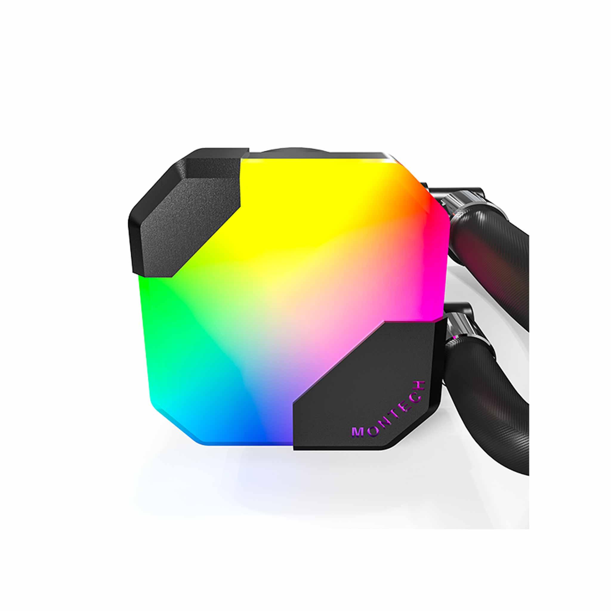 Montech Hyper Flow ARGB 240 CPU Liquid Cooler - Black – Zayoom