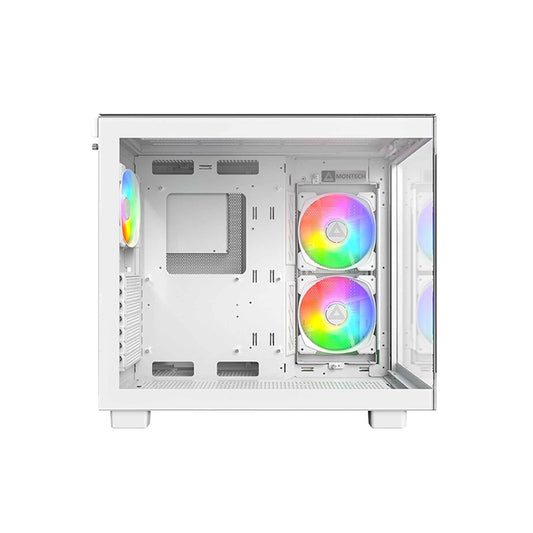 Montech KING65 Pro Mid-Tower PC Chassis - White - Zayoom