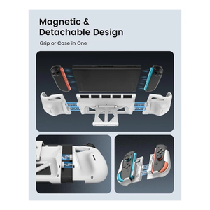 Transnovo Multi-Function Detachable Grip Protective Case for Nintendo Switch