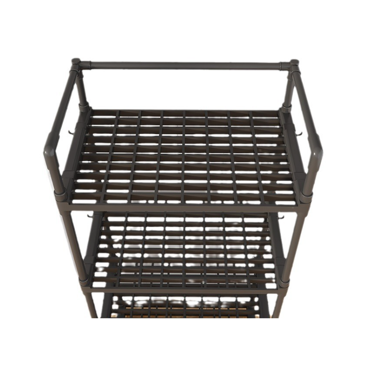 Multi-Functional Storage Rack for Kitchen, Bedroom, and Bathroom with Adjustable Shelves & Strong Load-Bearing Capacity