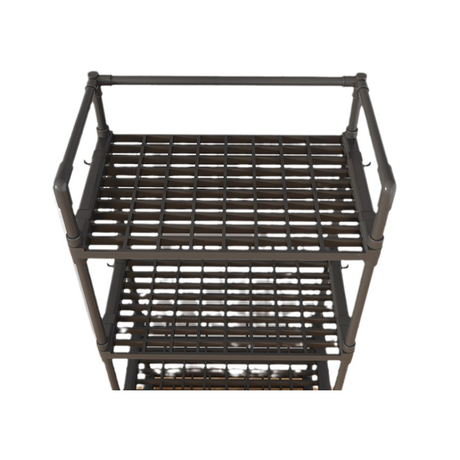 Multi-Functional Storage Rack for Kitchen, Bedroom, and Bathroom with Adjustable Shelves & Strong Load-Bearing Capacity