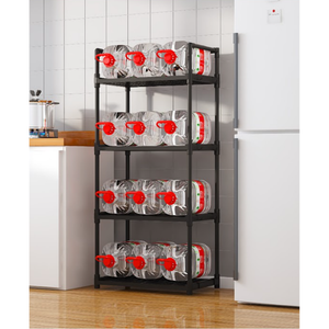 Multi-Functional Storage Rack for Kitchen, Bedroom, and Bathroom with Adjustable Shelves & Strong Load-Bearing Capacity