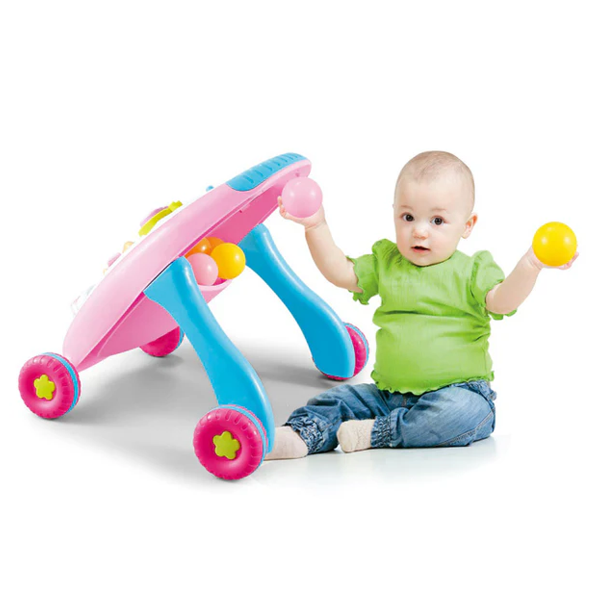 Multifunction Learning Toddler Plastic Push Walker For Baby