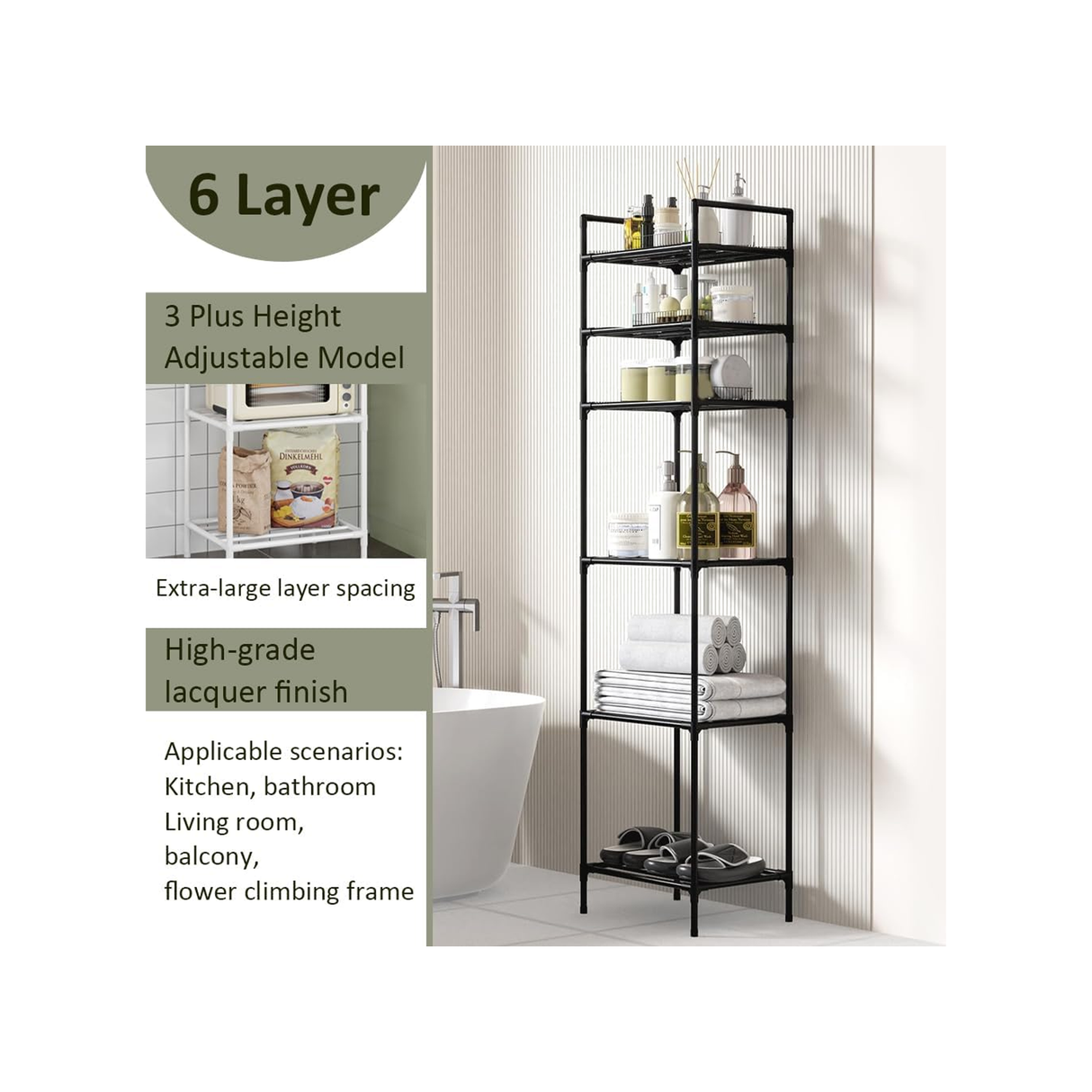 Multifunctional Kitchen Storage Rack - NW32945 - 990