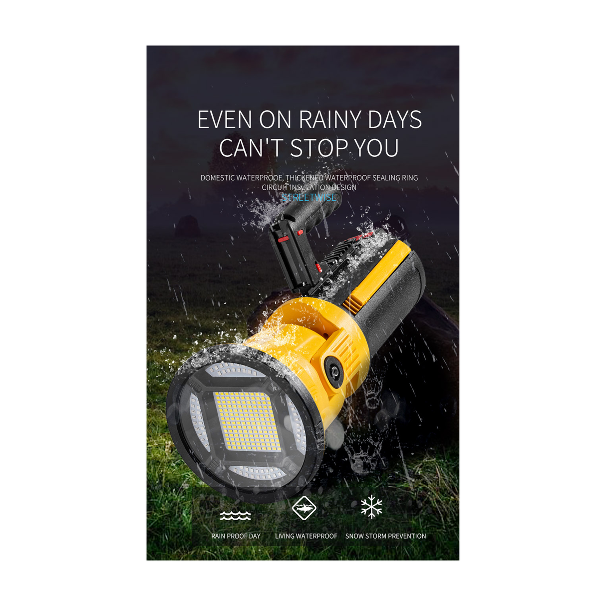 Multifunctional Rechargeable Searchlight Small