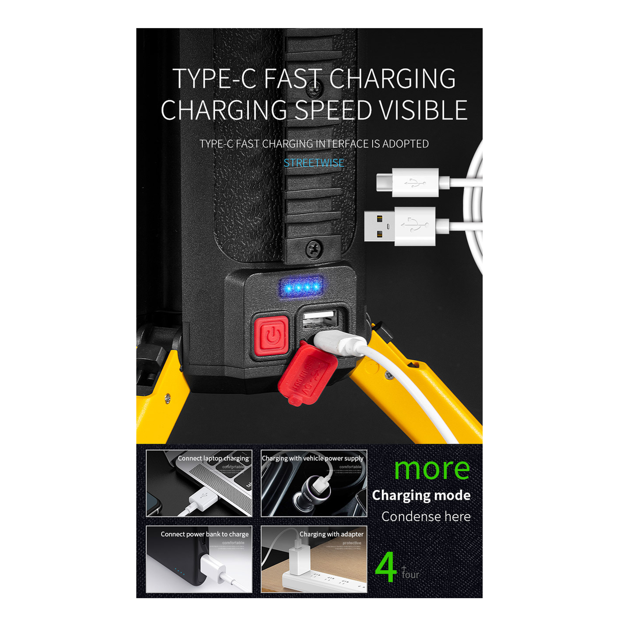 Multifunctional Rechargeable Searchlight Small