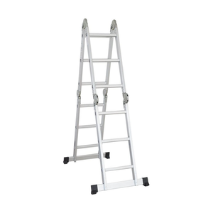 Multipurpose Foldable Aluminium Ladder for Home & Outdoor Use - 6m Height, 150 kg Capacity
