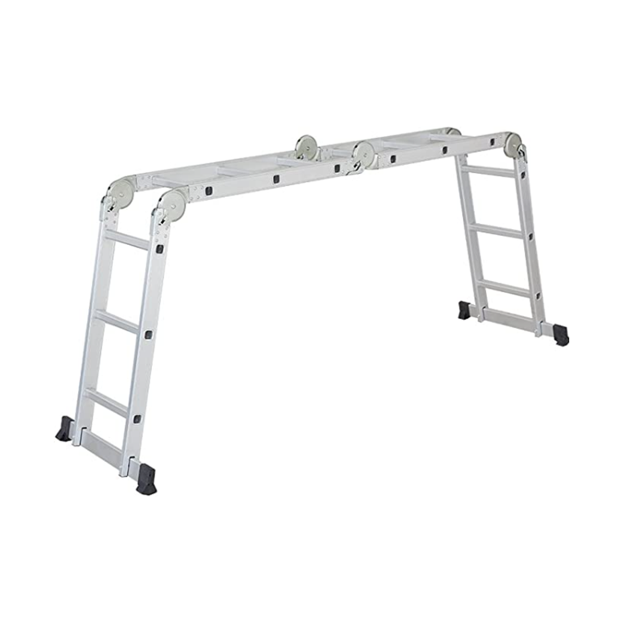 Multipurpose Foldable Aluminium Ladder for Home & Outdoor Use - 6m Height, 150 kg Capacity