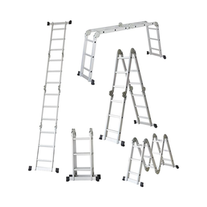 Multipurpose Foldable Aluminium Ladder for Home & Outdoor Use - 6m Height, 150 kg Capacity