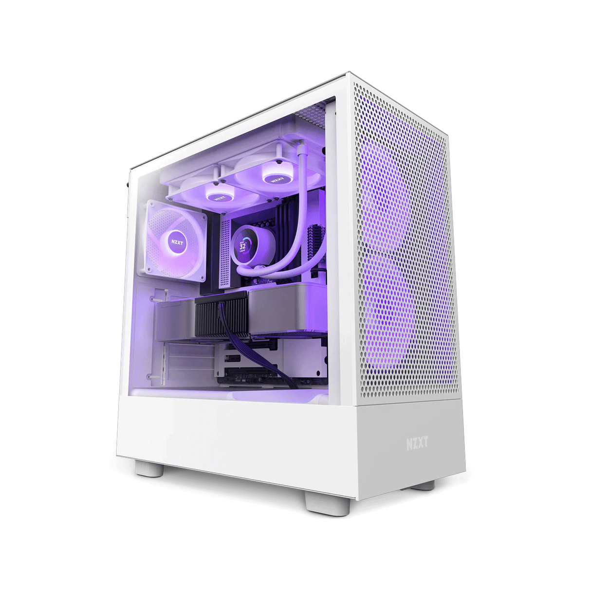 NZXT Kraken 240 RGB 240mm AIO Liquid Cooler with LCD Display - White