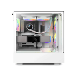 NZXT Kraken 240 RGB 240mm AIO Liquid Cooler with LCD Display - White
