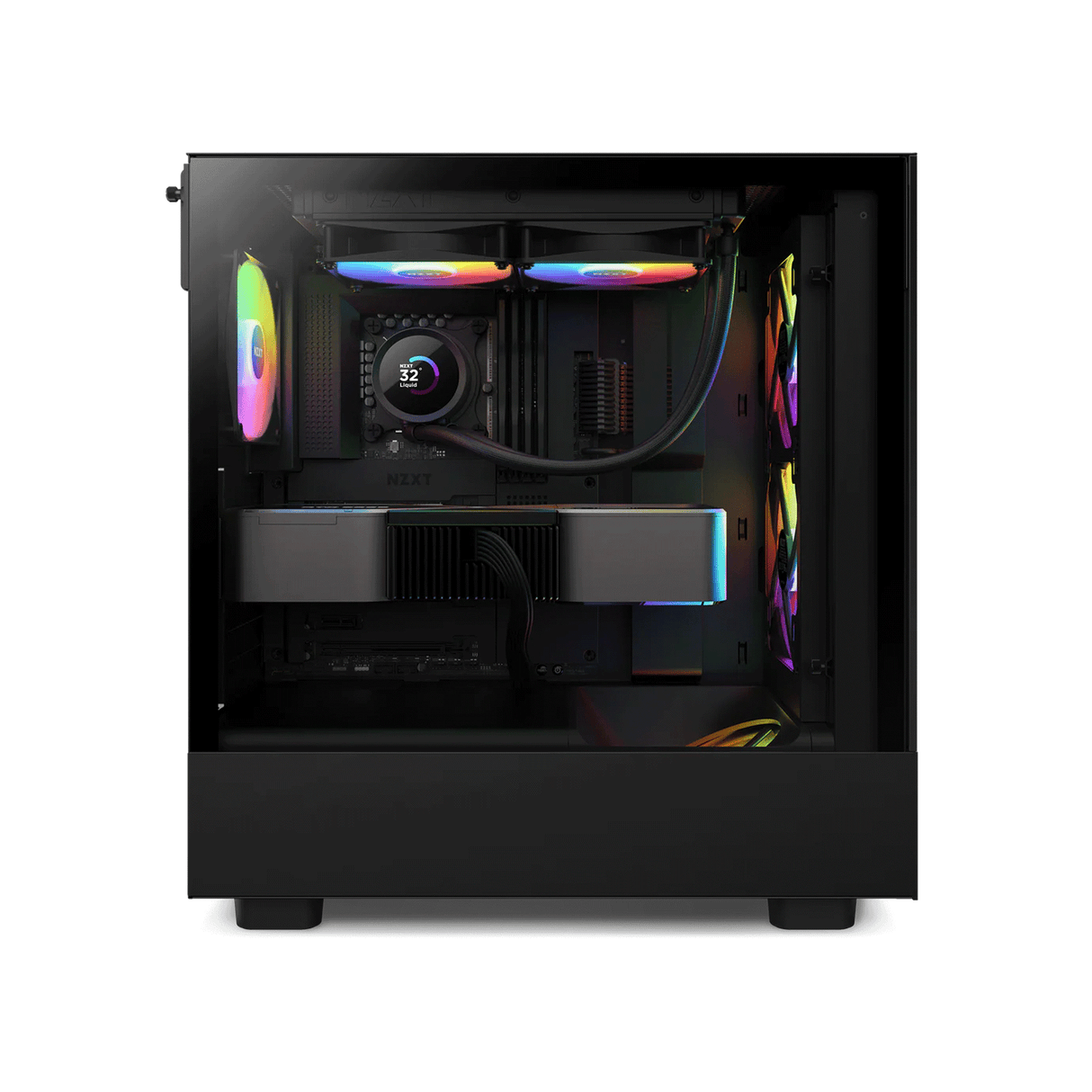 NZXT Kraken 240 RGB 240mm AIO Liquid Cooler with LCD Display - Black