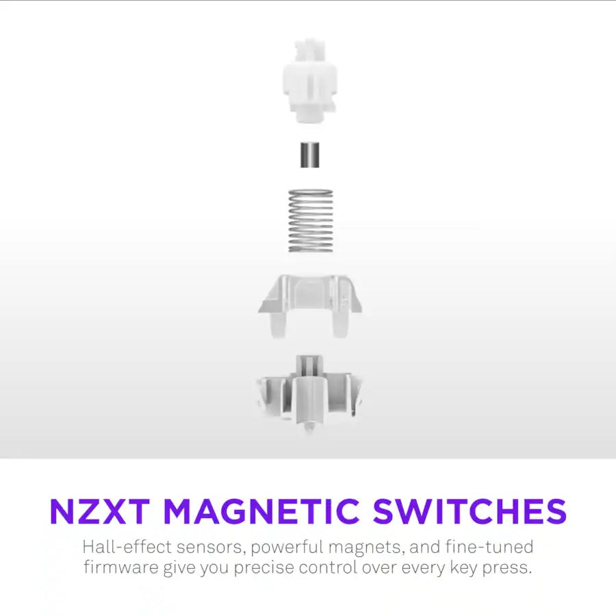 إن زد إكس تي كيبورد فنكشن إيليت ميني TKL سلكية بمفاتيح مغناطيسية للألعاب - أسود