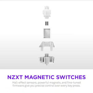 إن زد إكس تي كيبورد فنكشن إيليت ميني TKL سلكية بمفاتيح مغناطيسية للألعاب - أسود