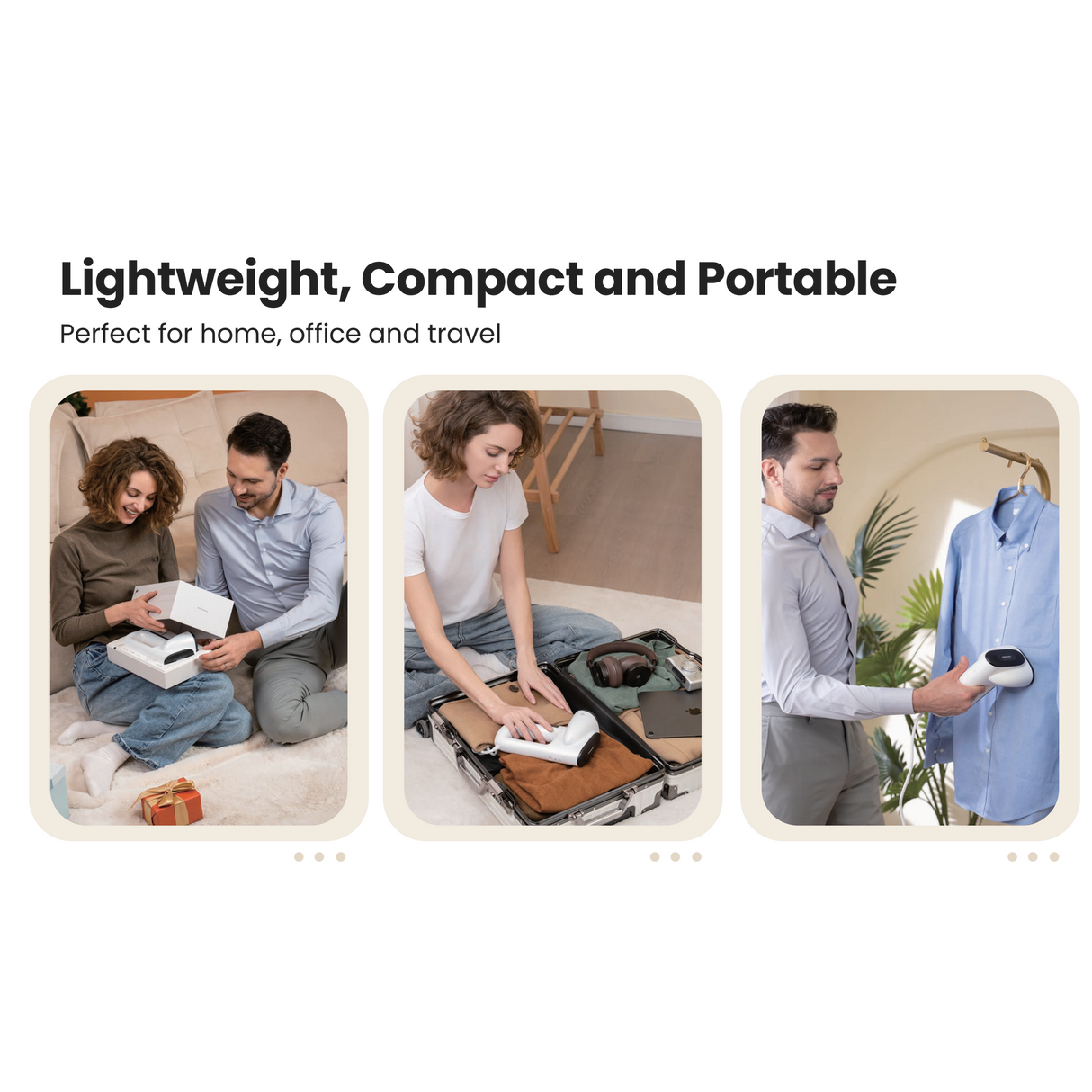 Neakasa Magic 1 Vacuum Steamer With AirIron Technology+Pawa Vertical Incense Clothing Burner - Brown