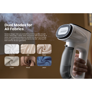 Neakasa Magic 1 Vacuum Steamer With AirIron Technology+Pawa Vertical Incense Clothing Burner - Brown