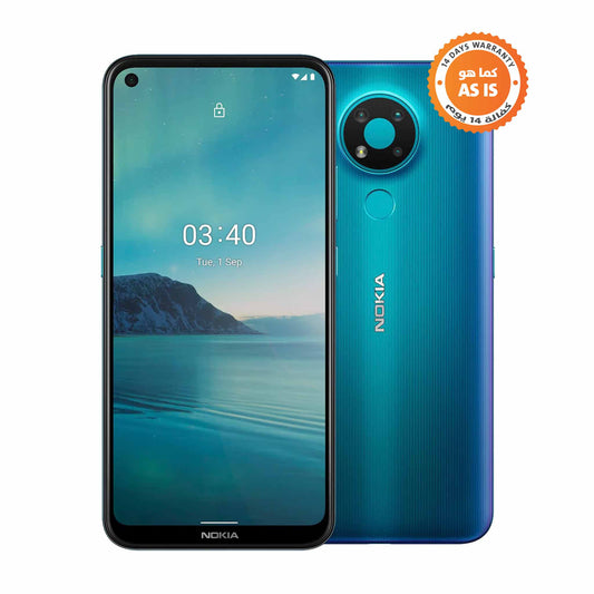 Nokia 3.4 TA-1288 4 RAM - 64GB ROM - Mobile Phone - Blue - ( AS-IS )