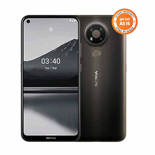 Nokia 3.4 TA-1288 - 4 RAM - 64GB ROM - Mobile Phone - Grey - ( AS-IS )